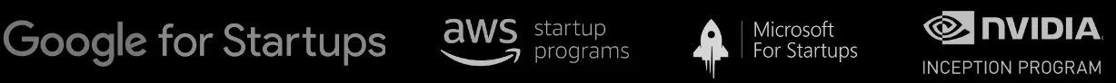 Google for Startups, AWS Startup Programs, Microsoft for Startups, and NVIDIA Inception Program